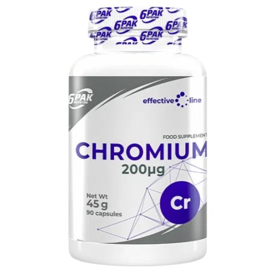 6 PAK Nutrition Chromium 200 мкг / 90 капсули на изгодни цени 6 PAK Nutrition Chromium 200 мкг / 90 капсули на супер цена