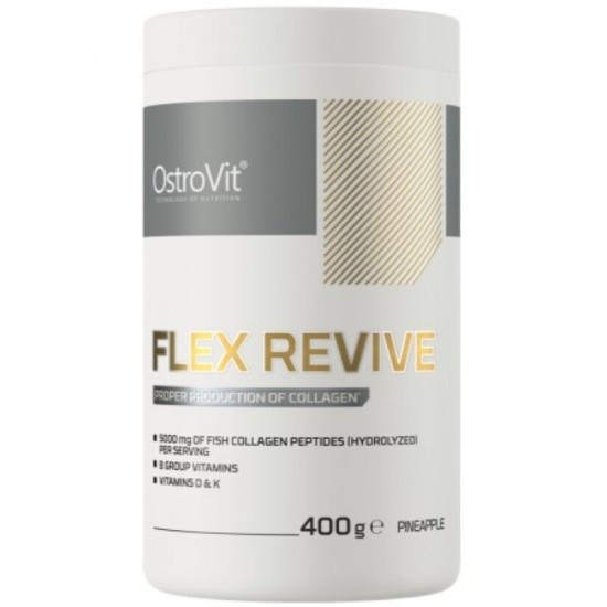 OstroVit Flex Revive | with Fish Collagen, Boswellia & Rose Hips 400 гр на супер цена