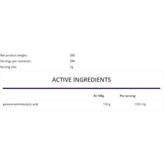 OstroVit GABA Powder 200 гр на супер цена