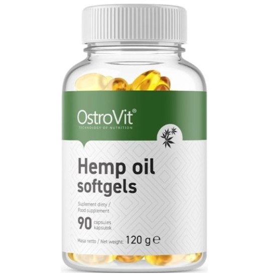 OstroVit Hemp Seed Oil / Omega 3-6-9 Complex 90 гел капсули на изгодни цени OstroVit Hemp Seed Oil / Omega 3-6-9 Complex 90 гел капсули на супер цена
