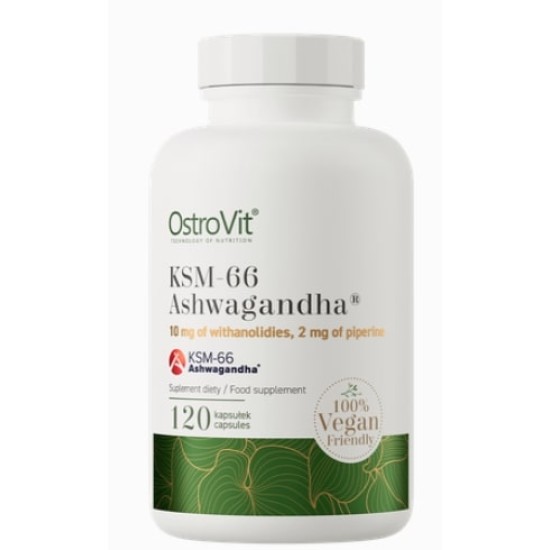 OstroVit KSM-66 Ashwagandha® 200 мг / 120 капсули на супер цена