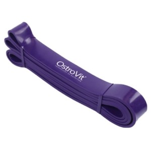 OstroVit Тренировъчен ластик / лента за упражнения / Resistance Band Purple / 16kg - 39kg