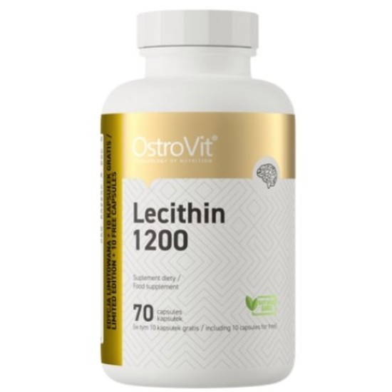 OstroVit Lecithin 1200 / NO GMO 70 гел капсули на супер цена