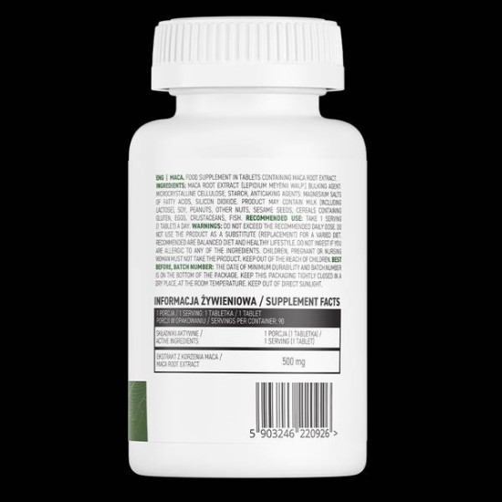 OstroVit Maca 500 мг / 90 таблетки на супер цена