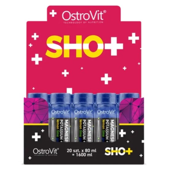 OstroVit Magnesium Shot / with Potassium + B6 20x80 мл на изгодни цени OstroVit Magnesium Shot / with Potassium + B6 20x80 мл на супер цена
