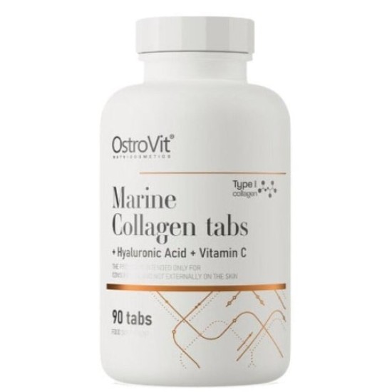 OstroVit Marine Collagen / + Hyaluronic Acid and Vitamin C 90 таблетки на супер цена