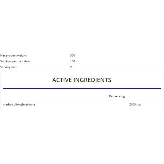 OstroVit MSM Powder 300 гр на изгодни цени OstroVit MSM Powder 300 гр на супер цена