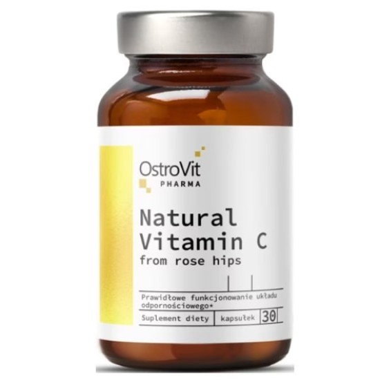 OstroVit Natural Vitamin C 1000 мг / from Rose Hips 30 капсули на изгодни цени OstroVit Natural Vitamin C 1000 мг / from Rose Hips 30 капсули на супер цена