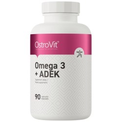 OstroVit Omega 3 + ADEK / Vitamin A + D + E + K 120 гел капсули OstroVit Omega 3 + ADEK / Vitamin A + D + E + K 120 гел капсули