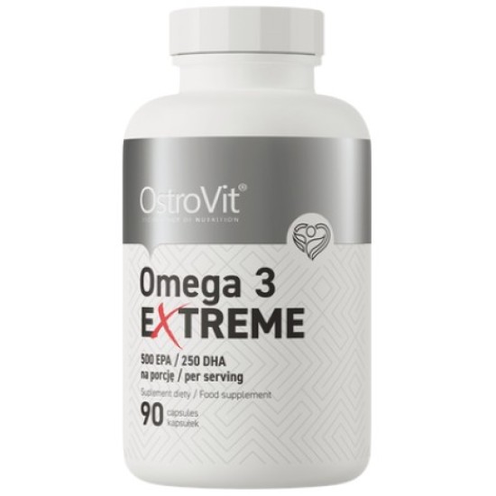 OstroVit Omega 3 Extreme | 75% EPA + DHA - 90 softgels на изгодни цени OstroVit Omega 3 Extreme | 75% EPA + DHA - 90 softgels на супер цена