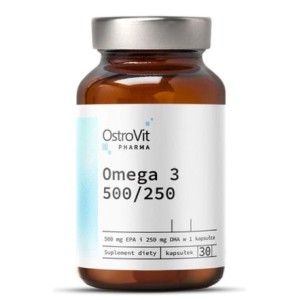OstroVit Omega 3 500/250 / 30 гел капсули OstroVit Omega 3 500/250 / 30 гел капсули