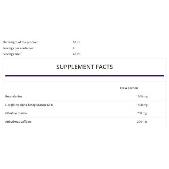 OstroVit Pre-Workout Shot 20x80 мл на супер цена