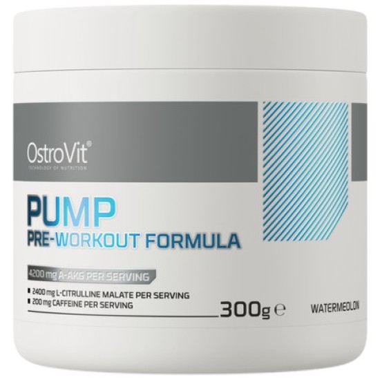 OstroVit PUMP Pre-Workout Formula 300 гр / 30 Дози на супер цена