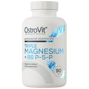 OstroVit Triple Magnesium + B6 P-5-P 90 капсули