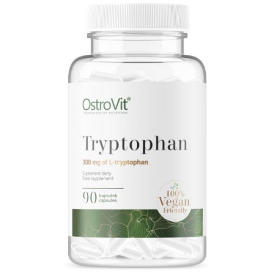 OstroVit Tryptophan 300 мг / Vege 90 капсули на изгодни цени OstroVit Tryptophan 300 мг / Vege 90 капсули на супер цена