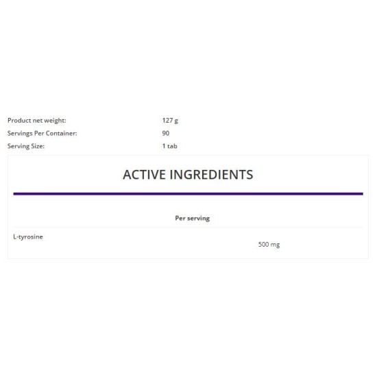 OstroVit PHARMA Tyrosine 500 мг / 90 таблетки на изгодни цени OstroVit PHARMA Tyrosine 500 мг / 90 таблетки на супер цена