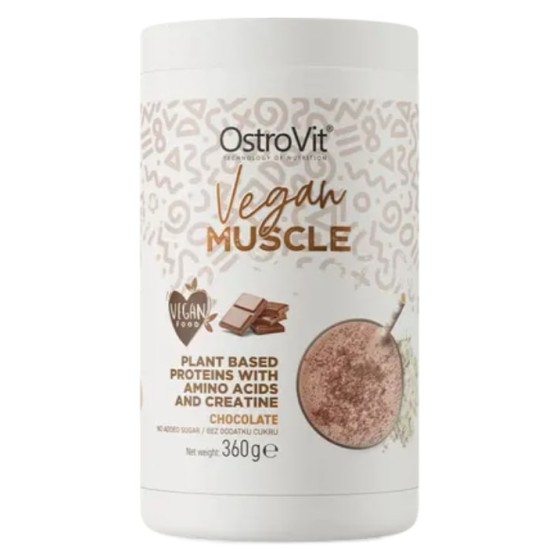 OstroVit Vegan Muscle | with Creatine, BCAA & Ginseng 360 гр на супер цена