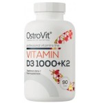 OstroVit Vitamin D3 1000 IU + K2 50 мкг / 90 таблетки на супер цена