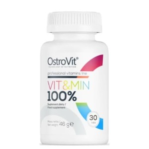 OstroVit 100% Vit&Min 30 таблетки OstroVit 100% Vit&Min 30 таблетки
