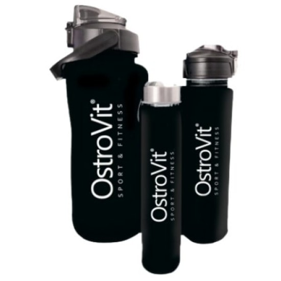 OstroVit OstroVit Water Bottles | 3 in 1 - Black 2000 + 900 + 500 мл на супер цена