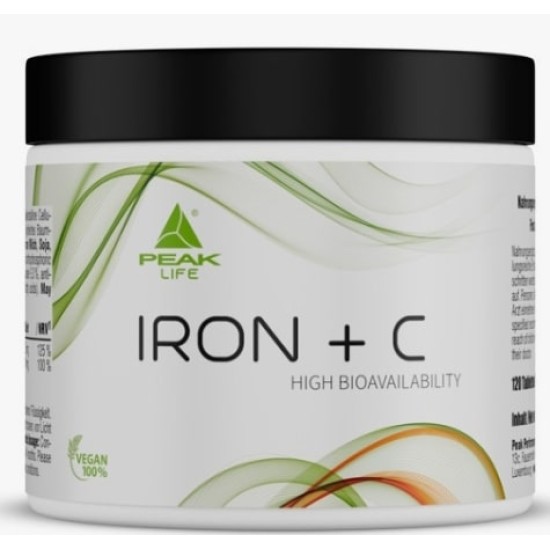 PEAK Iron + C 120 таблетки на изгодни цени PEAK Iron + C 120 таблетки на супер цена