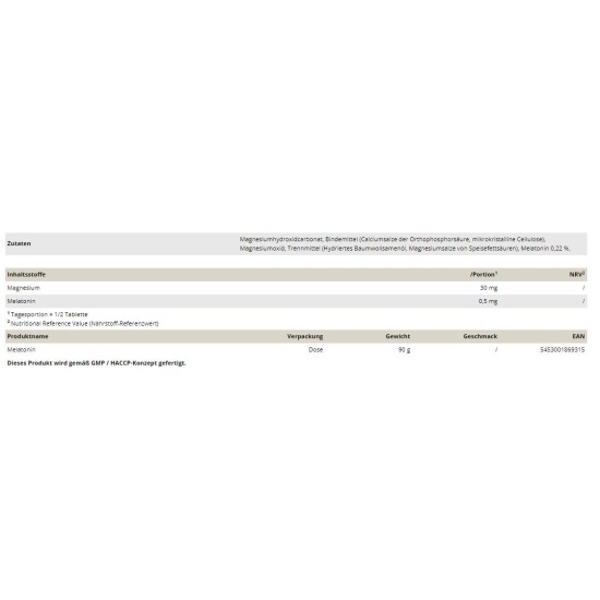 PEAK Melatonin 0.5 мг / 180 таблетки на супер цена