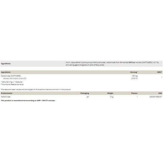 PEAK Nattokinase 100 мг / 2000 FU 90 капсули на изгодни цени PEAK Nattokinase 100 мг / 2000 FU 90 капсули на супер цена