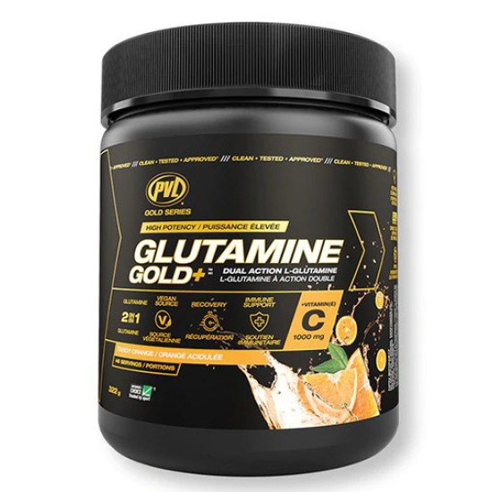 Glutamine Gold + Vitamin C 322 гр на супер цена