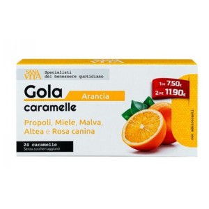Paladin Pharma Sanavita Gola caramelle Arancia 24 броя