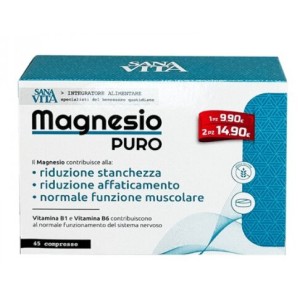 Paladin Pharma Sanavita Magnesio Puro 45 таблетки Paladin Pharma Sanavita Magnesio Puro 45 таблетки