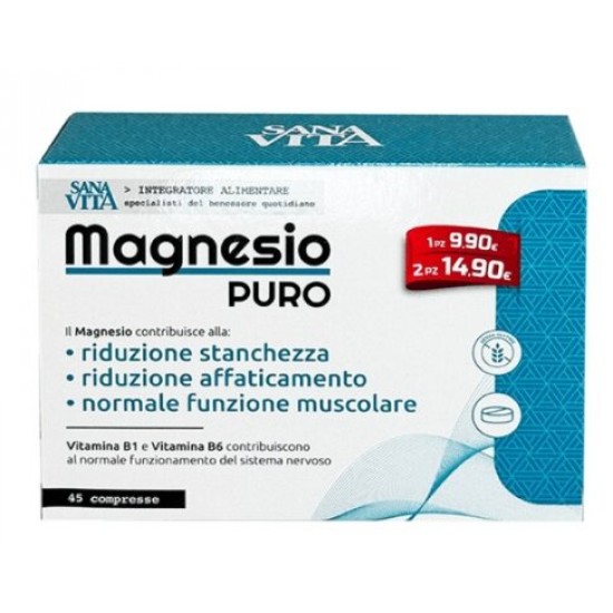 Paladin Pharma Sanavita Magnesio Puro 45 таблетки на изгодни цени Paladin Pharma Sanavita Magnesio Puro 45 таблетки на супер цена