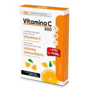 Paladin Pharma Sanavita Vitamina C 500 мг / 30 дъвчащи таблетки