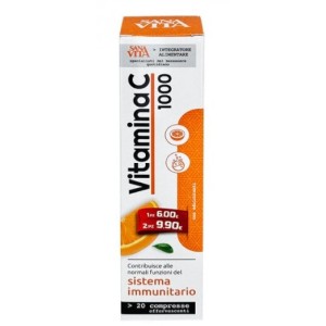 Paladin Pharma Sanavita Vitamina C 1000 мг / 20 ефервесцентни таблетки