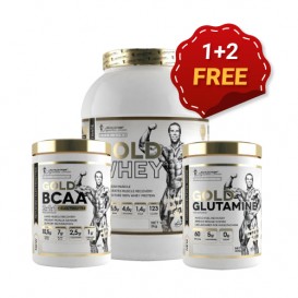 1+2 FREE Kevin Levrone Gold Whey + Gold BCAA + Gold Glutamine