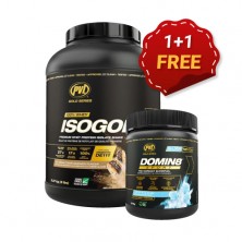 1+1 FREE PVL Iso Gold 2270 гр + PVL Domin8 Sport | Pre-Workout Superfuel 225 гр