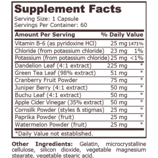PURE NUTRITION - AQUA OUT - 60 CAPSULES на супер цена