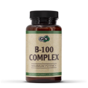 PURE NUTRITION - VITAMIN B-100 COMPLEX SUSTAINED RELEASE - 50 TABLETS