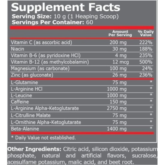 Pure Nutrition Black Jack 600 гр на супер цена