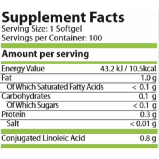 Pure Nutrition CLA 800 MG - 100 Softgels на супер цена