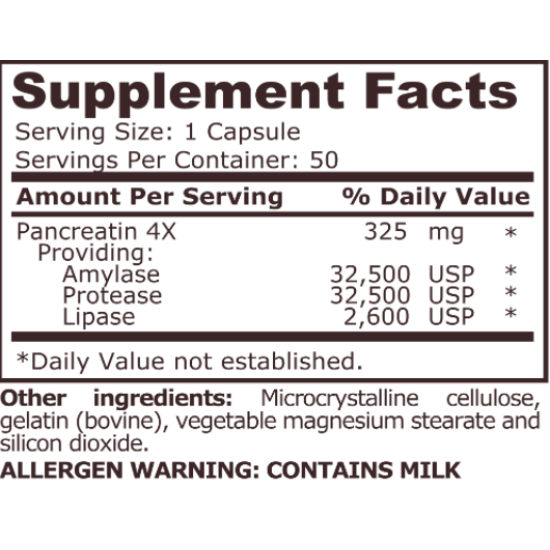 Pure Nutrition DIGESTIVE ENZYME - 50 CAPSULES на супер цена