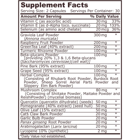 Pure Nutrition IMMUNE SUPPORT - 60 CAPSULES на супер цена