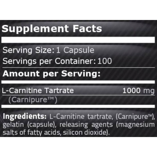 Pure Nutrition L-Carnitine 1000 / 100 капсули на супер цена