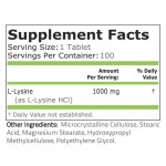 Pure Nutrition L-Lysine 1000 мг / 100 таблетки на супер цена