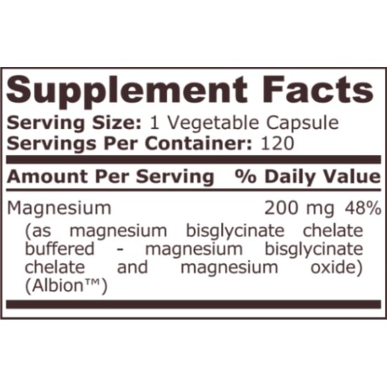 PURE NUTRITION - MAGNESIUM BISGLYCINATE - 60 капсули на супер цена