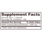 Pure Nutrition MSM 1000 - 100 CAPSULES на супер цена