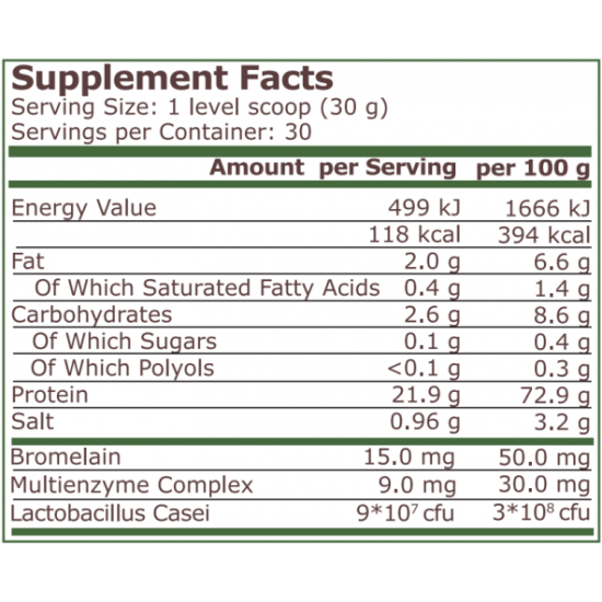 Pure Nutrition PLANT PROTEIN - NATURAL CHOCOLATE - 908 G на изгодни цени Pure Nutrition PLANT PROTEIN - NATURAL CHOCOLATE - 908 G на супер цена
