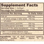Pure Nutrition Super Omega 3 Fish Oil 1000 мг 500 EPA / 250 DHA 50 гел капсули на супер цена