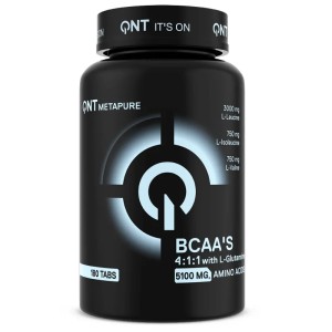 QNT Sport Nutrition BCAA 4:1:1 + L-GLUTAMINE 180 таблетки