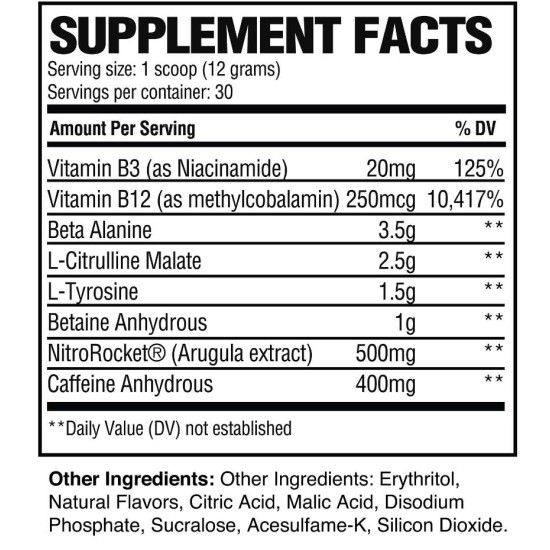 RAW Nutrition RAW Pre Extreme 360 гр на супер цена