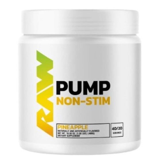 RAW Nutrition Raw Pump Non-Stim Pre-Workout | with Nitrosigine 480 гр на изгодни цени RAW Nutrition Raw Pump Non-Stim Pre-Workout | with Nitrosigine 480 гр на супер цена